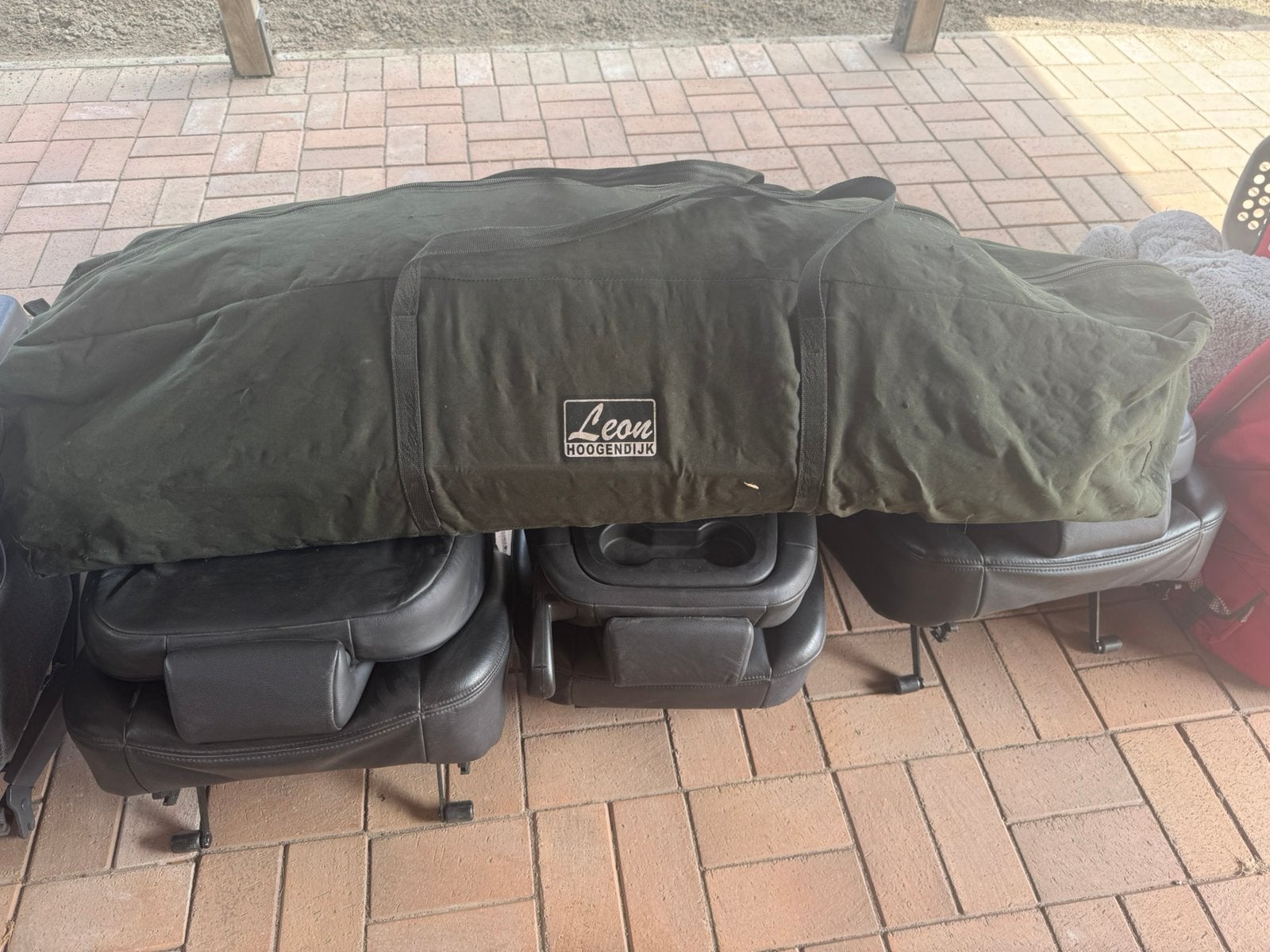 Karper tent met kapotte rits, Ophalen, Gebruikt