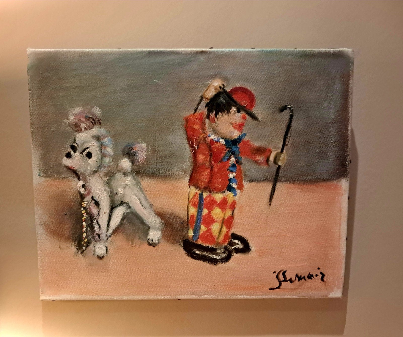 Prachtig oliewerk op linnen, Jacques Le Mair, Antiek en Kunst, Ophalen of Verzenden