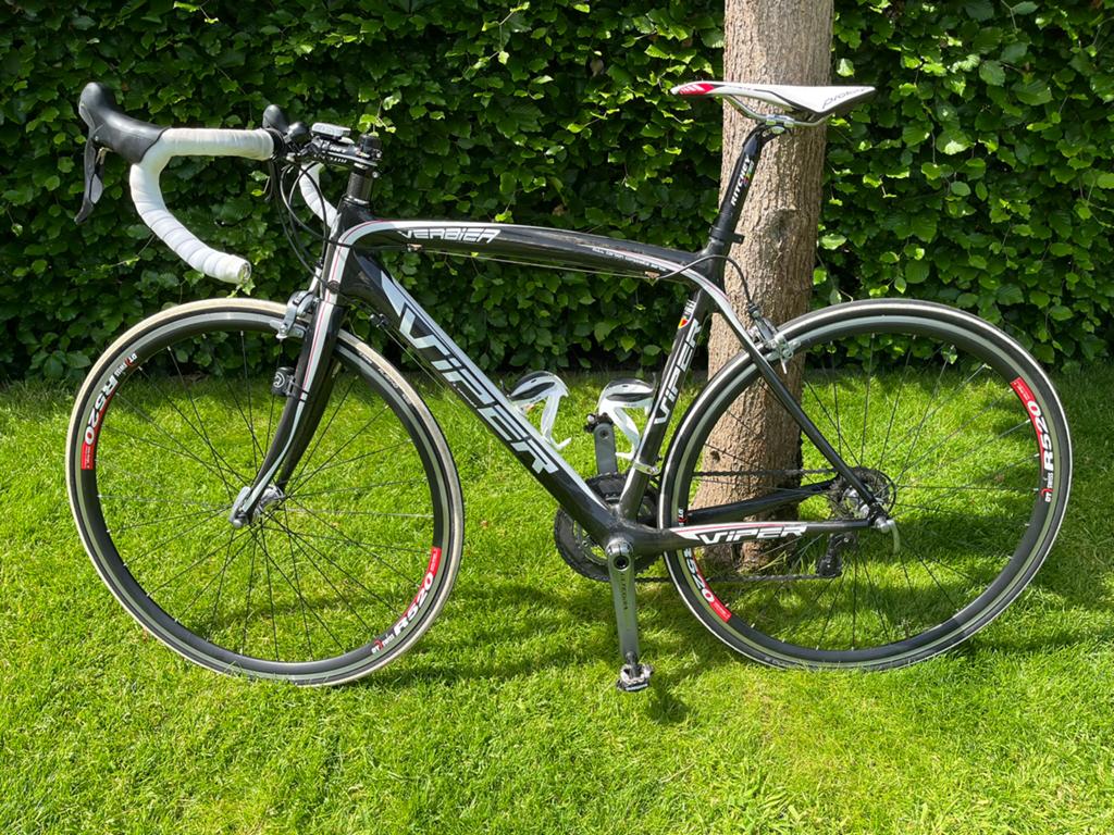 Koersfiets Viper Verbier 2x9 speed, Autres marques, Frein sur jante, Comme neuf, Enlèvement