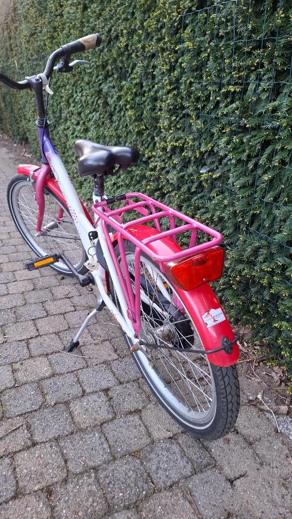 Fiets / kinderfiets / meisjesfiets / 20 inch, Fietsen en Brommers, Ophalen, Terugtraprem, Gebruikt, Loekie