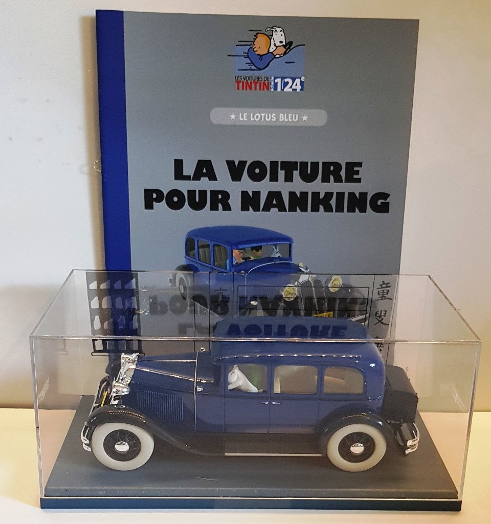 Les voitures de Tintin 1/24 « LA VOITURE POUR NANKING », Collections, Envoi, Tintin, Neuf, Statue ou Figurine