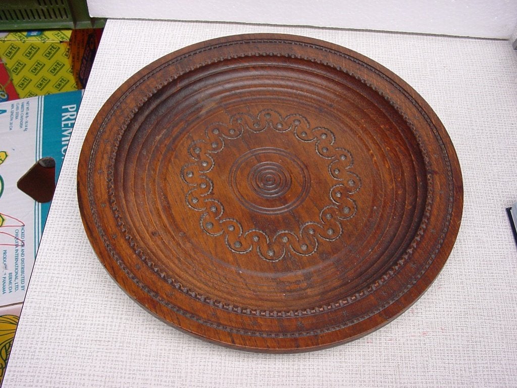 houten schotel met 5 renuren, Overige typen, Overige onderwerpen, Minder dan 20 cm, Ophalen of Verzenden