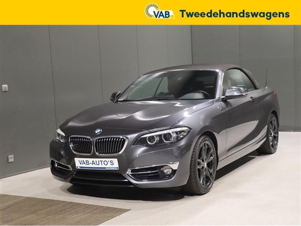 BMW 218   ia Cabriolet, 4 zetels, Navigatiesysteem, https://public.car-pass.be/vhr/496bbf5a-9fd5-47c0-9d4f-ffc243c8d22f, 136 pk