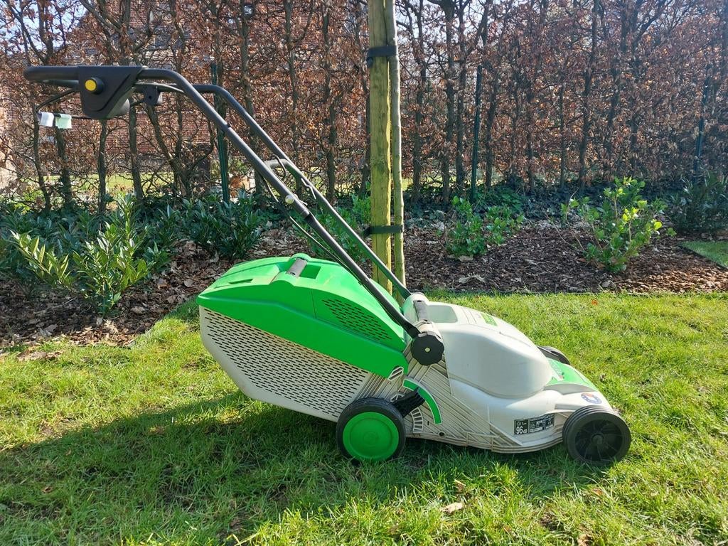 Etesia duocut vecs, Tuin en Terras, Ophalen, Cirkelmaaier, Gebruikt, Elektrische grasmaaier