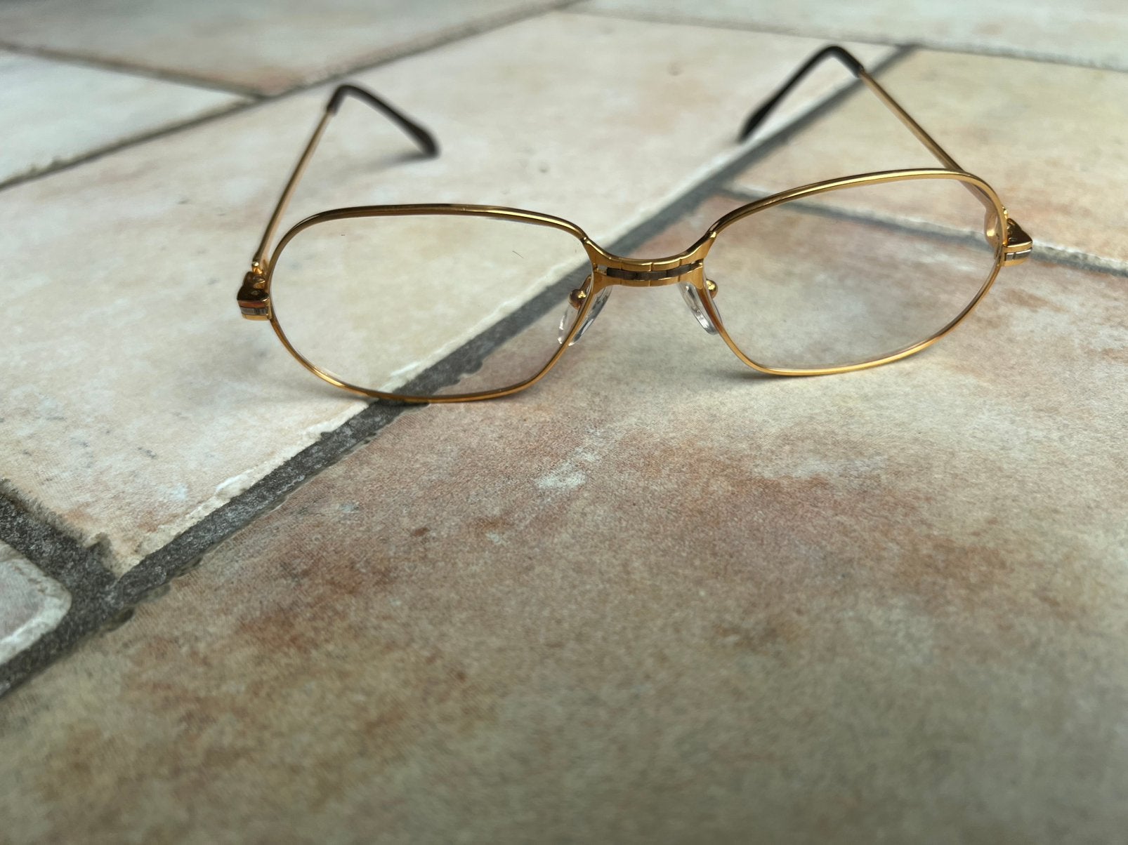 Vintage Cartier Panthère GM bril verguld 54/17, Handtassen en Accessoires, Ophalen, Zo goed als nieuw, Bril