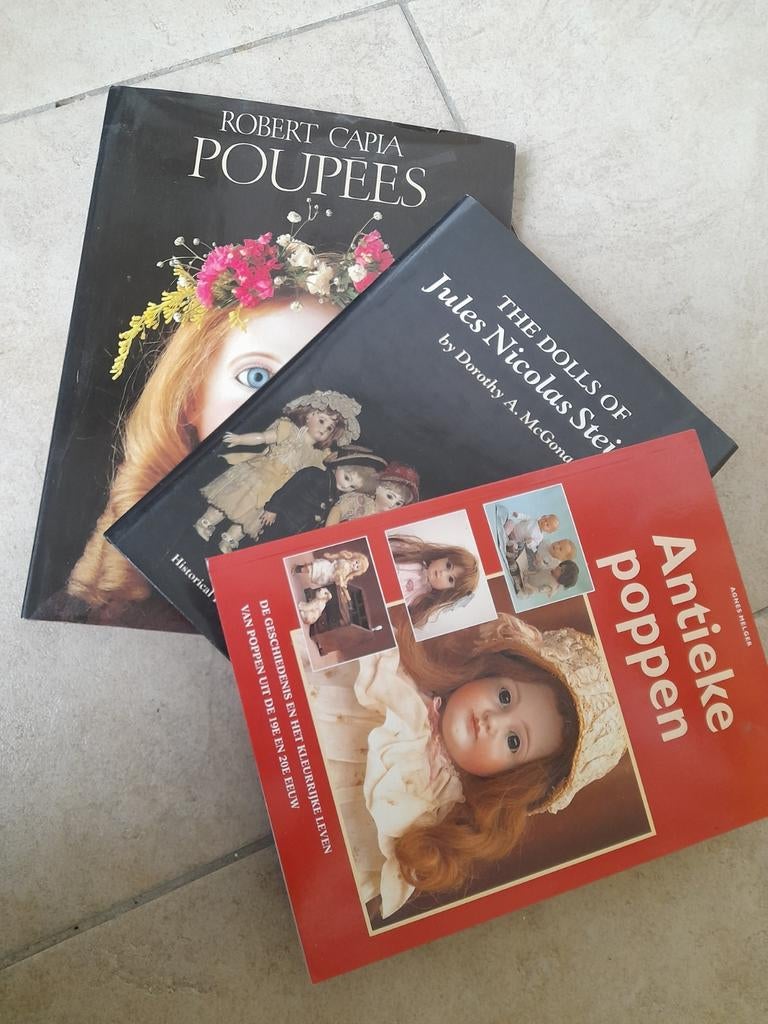 3 boeken over antieke poppen, Enlèvement