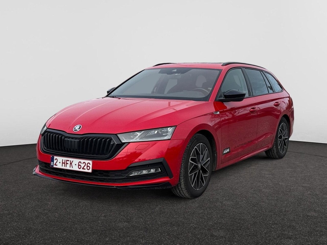 Skoda Octavia Combi SPORTLINE 1.5 TSI m-HEV 150 PK DSG AUTOM, Autos, Rouge, Achat, 127 g/km, Automatique