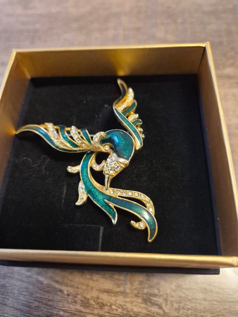 Phoenix vintage broche, Handtassen en Accessoires