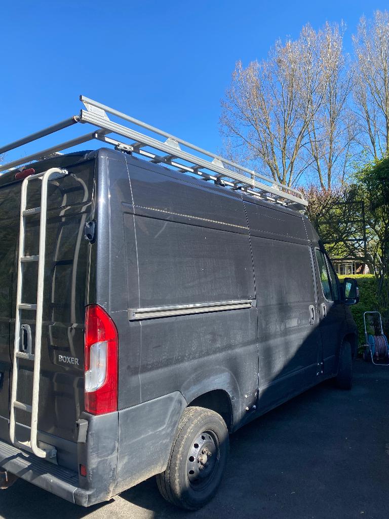Aluminium imperiaal met ladder Peugeot boxer L2H2/2015, Ophalen, Gebruikt, Peugeot