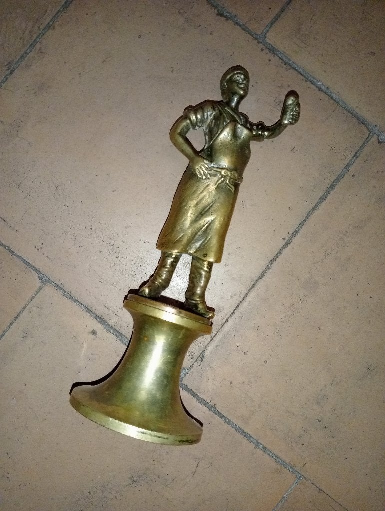 Mascotte ancienne en bronze, Antiquités & Art, Enlèvement, Bronze