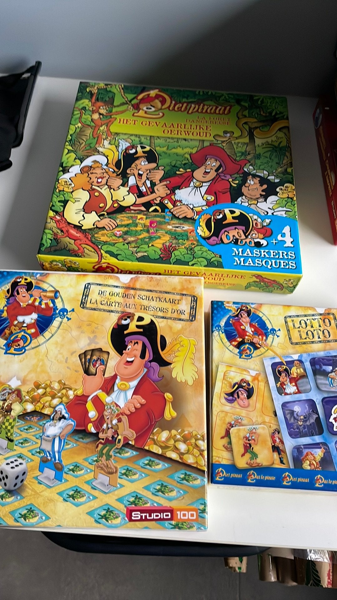 Piet piraat spelletjes, Ophalen of Verzenden, Zo goed als nieuw