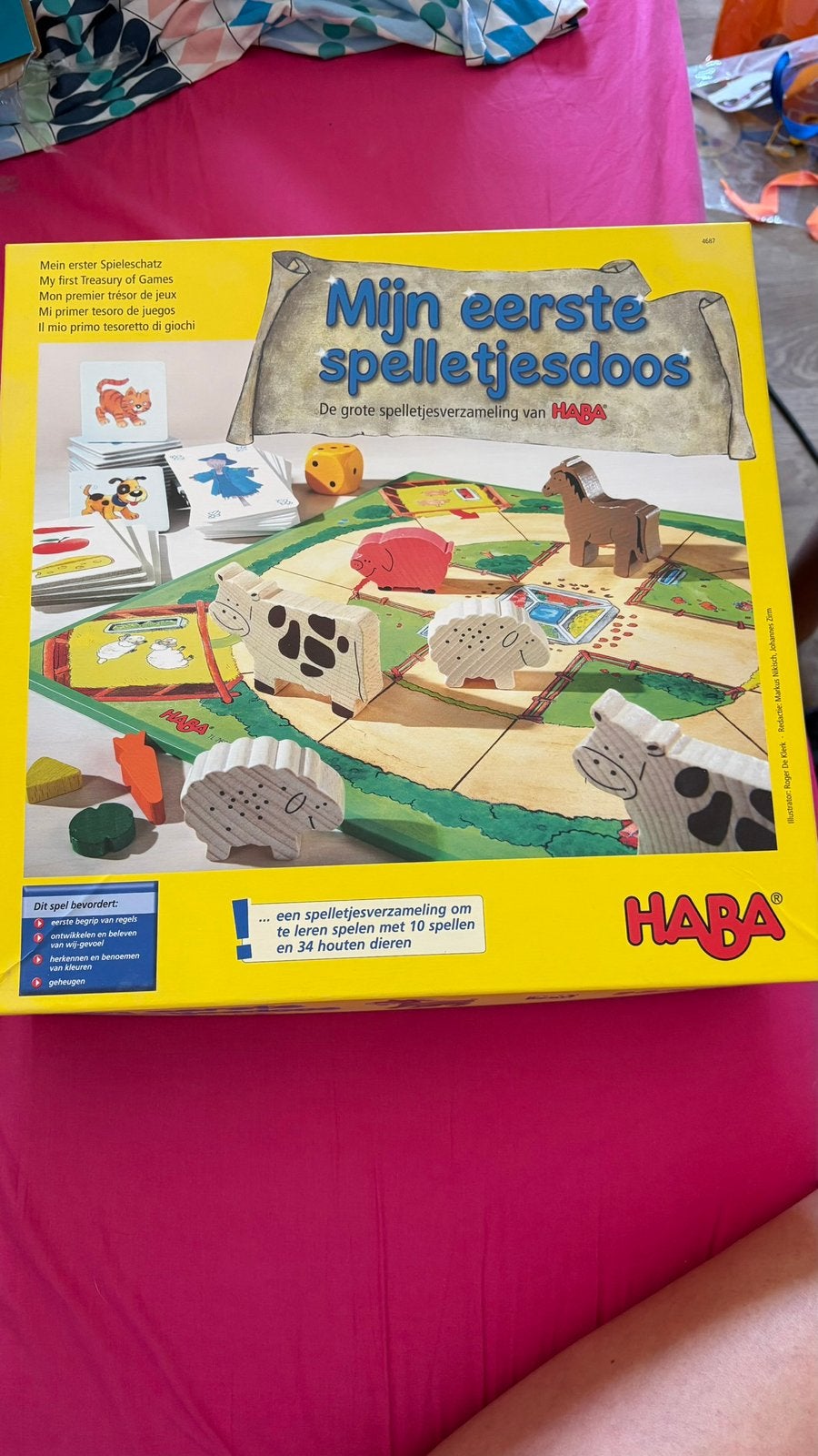 Mijn eerste spelletjesdoos, Ophalen, Zo goed als nieuw