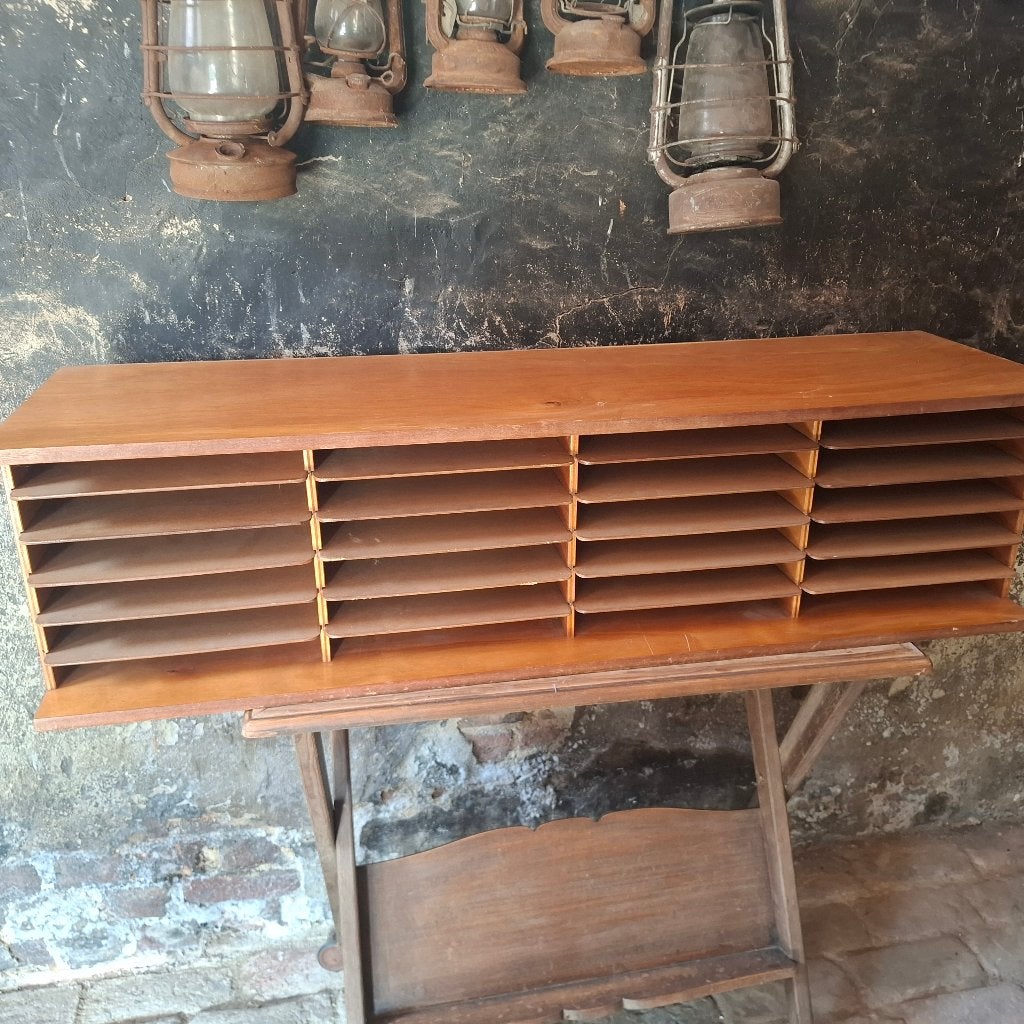 Jaren60/70 postkast, sorteerkast, retro kast, Antiek en Kunst, Ophalen