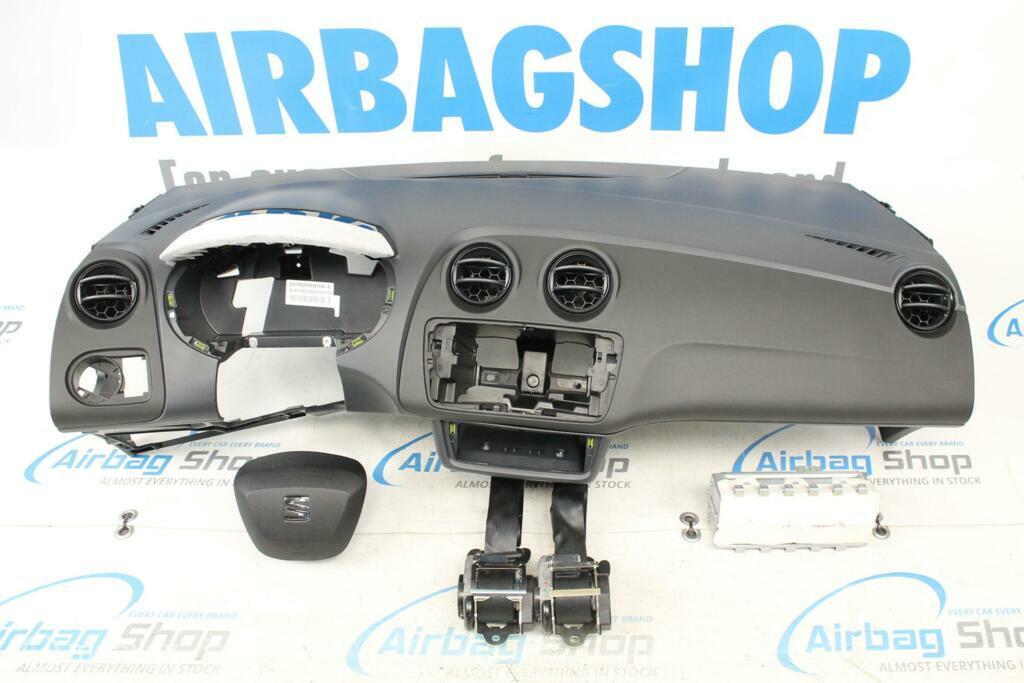 Airbag set - Dashboard zwart/donkergrijs Seat Ibiza 6J, Auto-onderdelen, Gebruikt, Ophalen of Verzenden