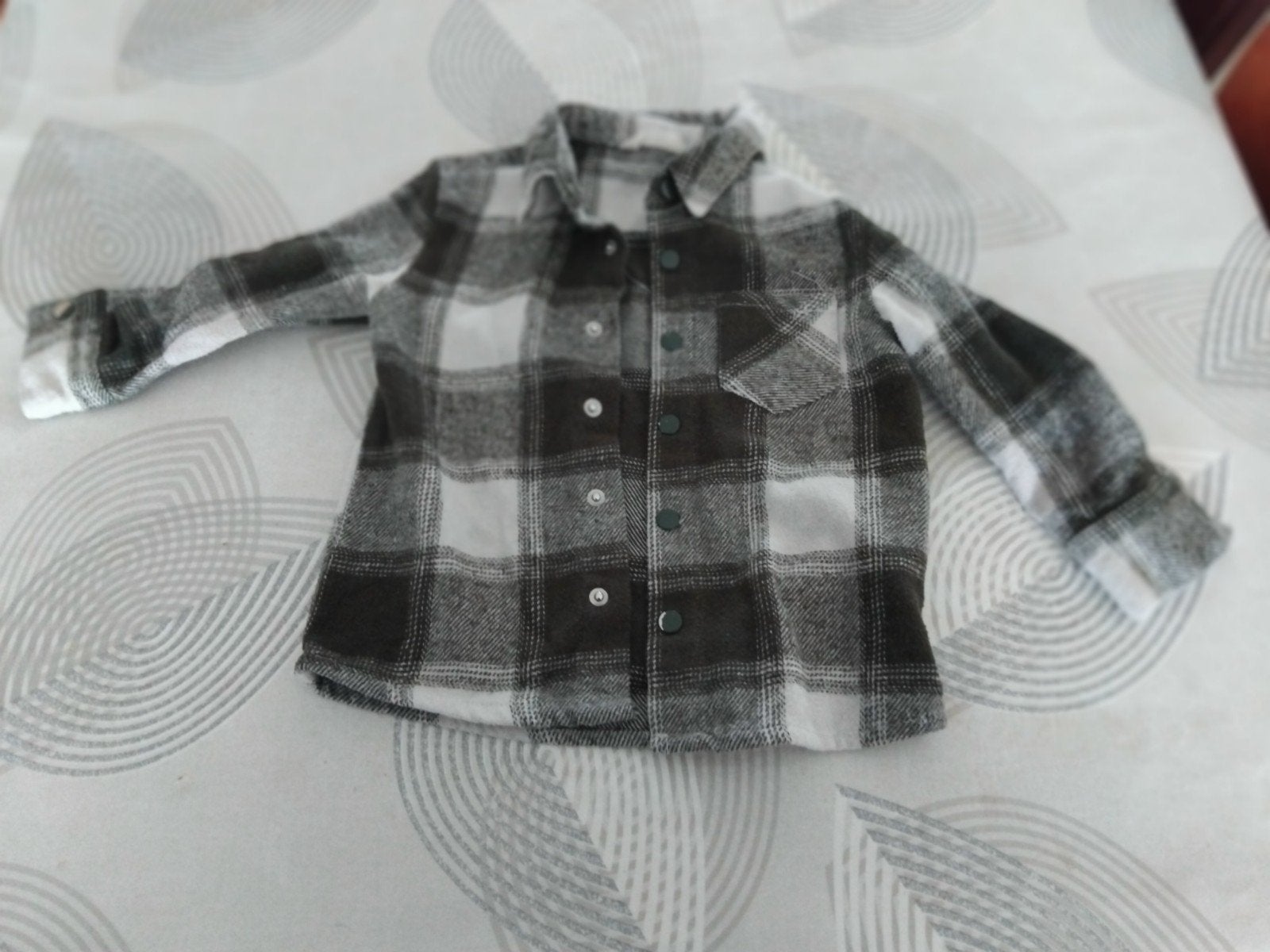 stoere geruit hemd maat 92, Kinderen en Baby's, Ophalen, Zeeman, Overhemd of Blouse, Zo goed als nieuw