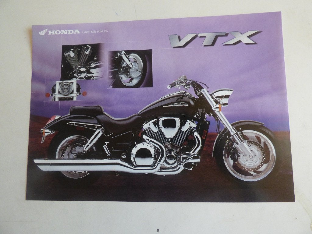 HONDA VTX 1800 FOLDER 2001, Motoren, Ophalen of Verzenden, Honda
