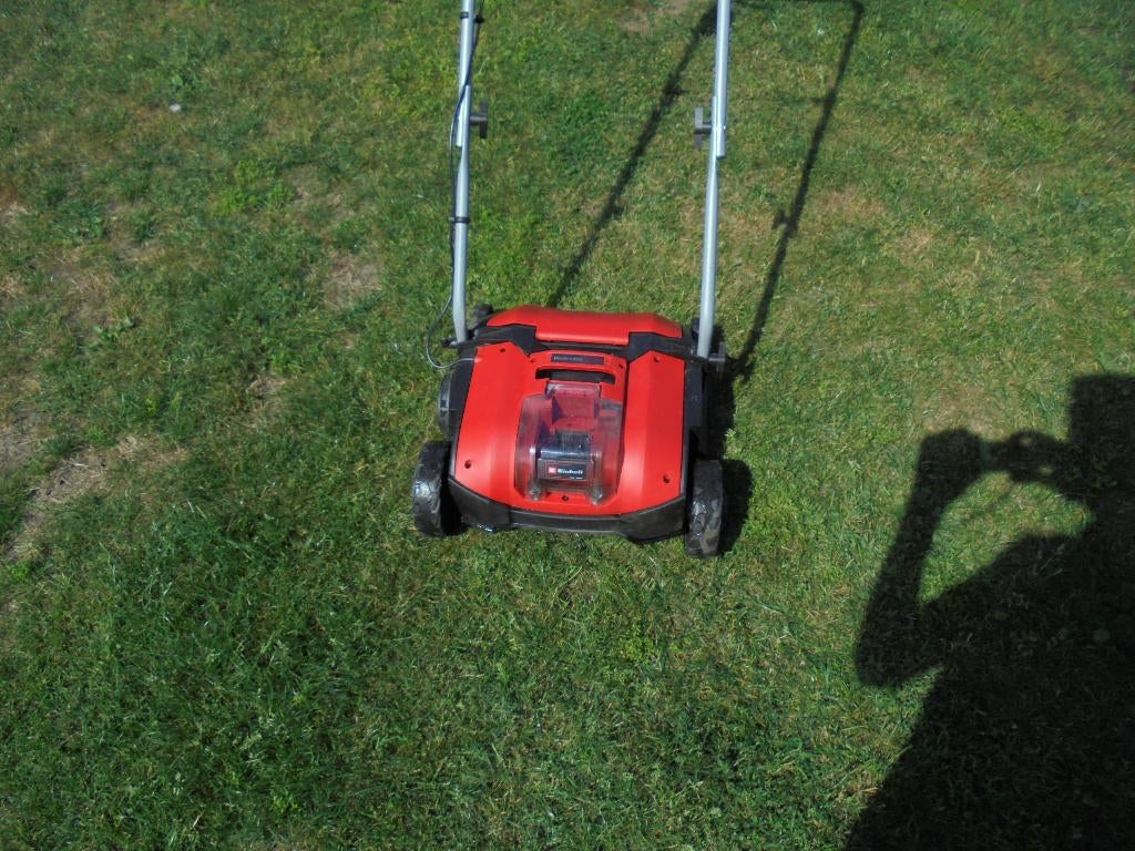 Verticuteerder+Onkruidsproeier Einhell, Tuin en Terras, Ophalen, Zo goed als nieuw, Accu, Einhell