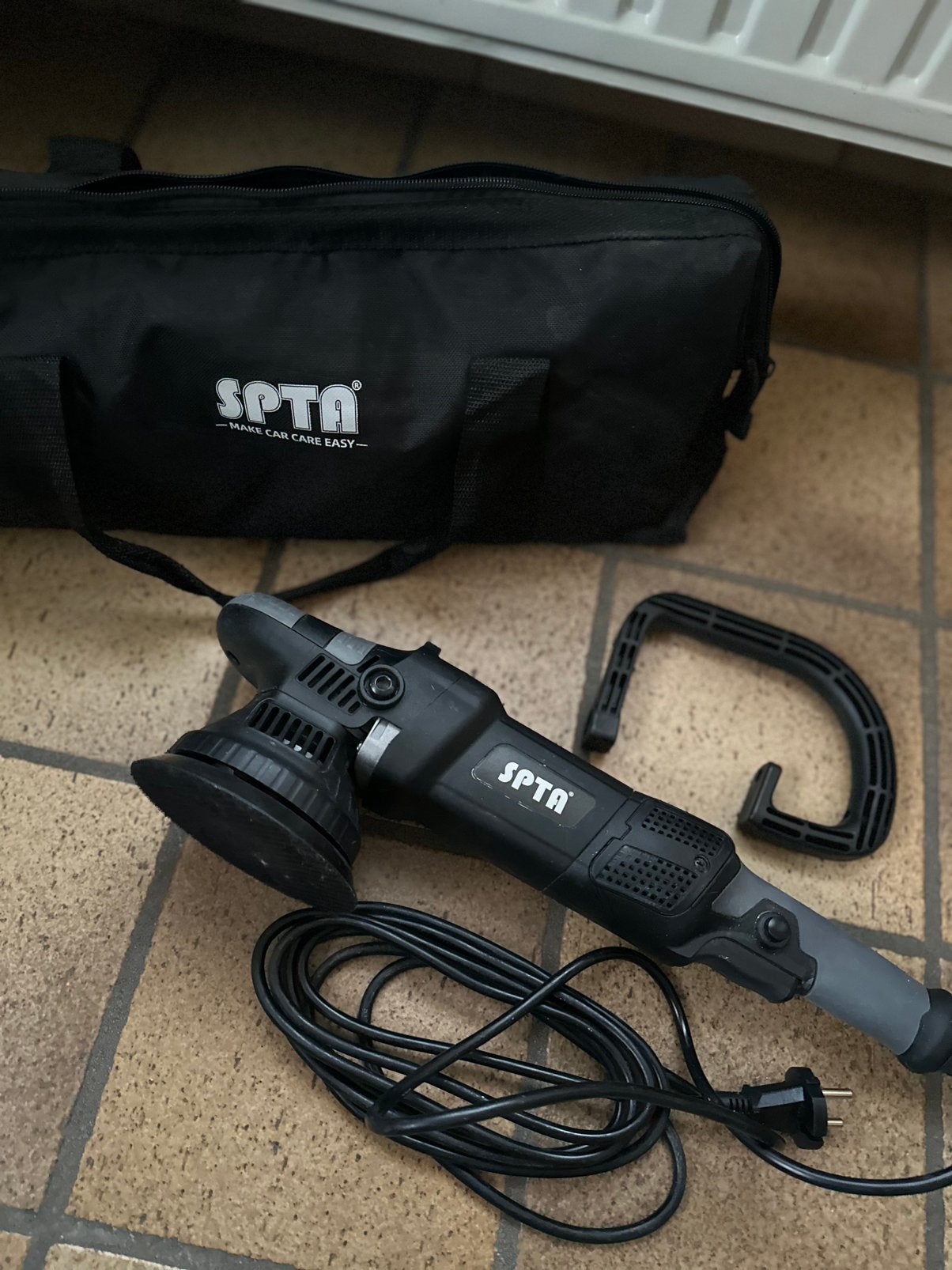 SPTA Dual Action polijstmachine, Ophalen