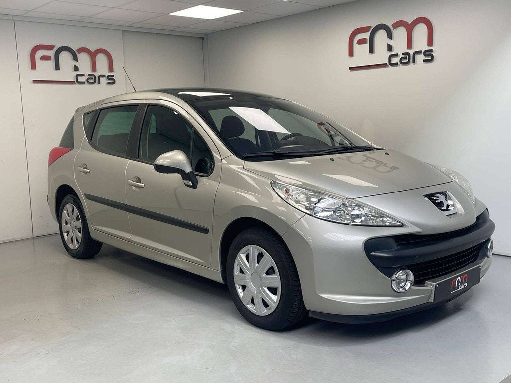 Peugeot 207 SW 1.4i benzine Airco Navi Pano 1ste eigenaar Ga, Argent ou Gris, Achat, Climatisation automatique, Entreprise