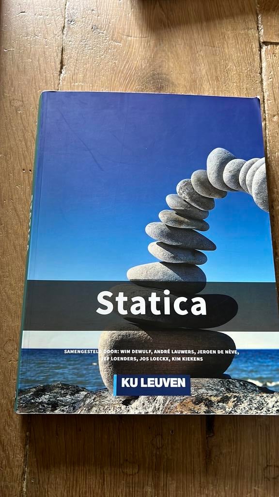 André Lauwers - Statica, custom editie KU Leuven, Ophalen, Zo goed als nieuw, Hoger Onderwijs, André Lauwers; Jeroen de Nève; Jef Loenders; Wim Dewulf