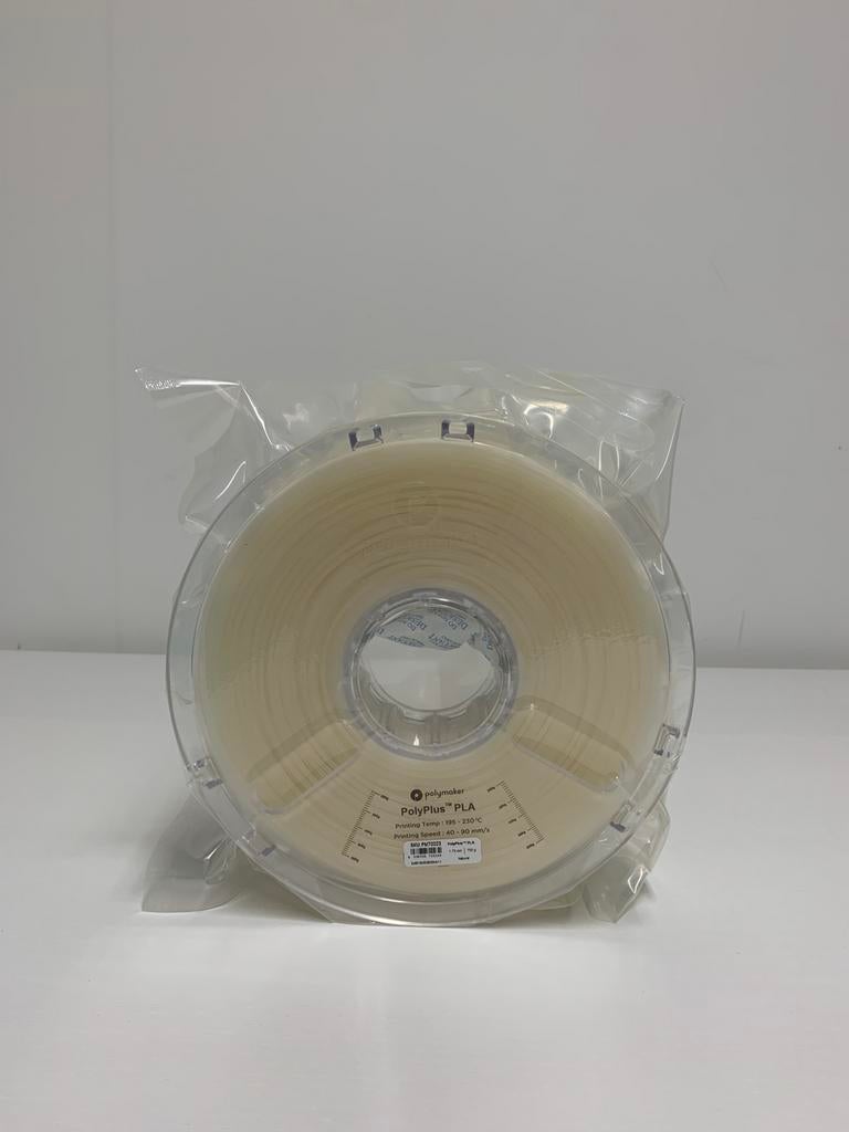 (3 Pcs) Polymaker PolyPlus PLA (1.75 mm) (Natural) (750 g), Ophalen of Verzenden, Nieuw, Filamentrollen