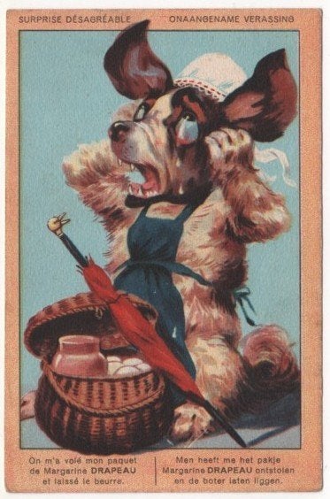 DRAPEAU DE MARGARINE, Collections, Enlèvement ou Envoi, Avant 1920, Non affranchie