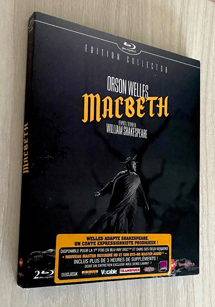MACBETH // COLLECTOR 2 Bluray (+ INTEGRALE Versie + 34Min), Engels, Film, Ophalen of Verzenden, Zo goed als nieuw