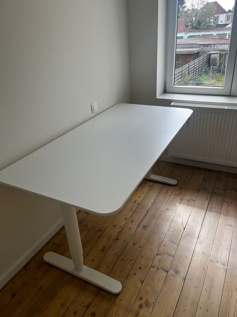 Elektrisch zit/sta-bureau IKEA BEKANT – 160  80 cm, 160 cm, Bureau assis-debout, Électrique, Enlèvement