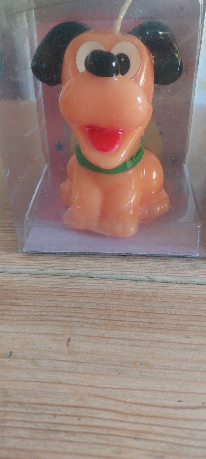Disney vintage kaarsen figuurtjes Pluto,Mickey,Minnie mouse, Ophalen of Verzenden