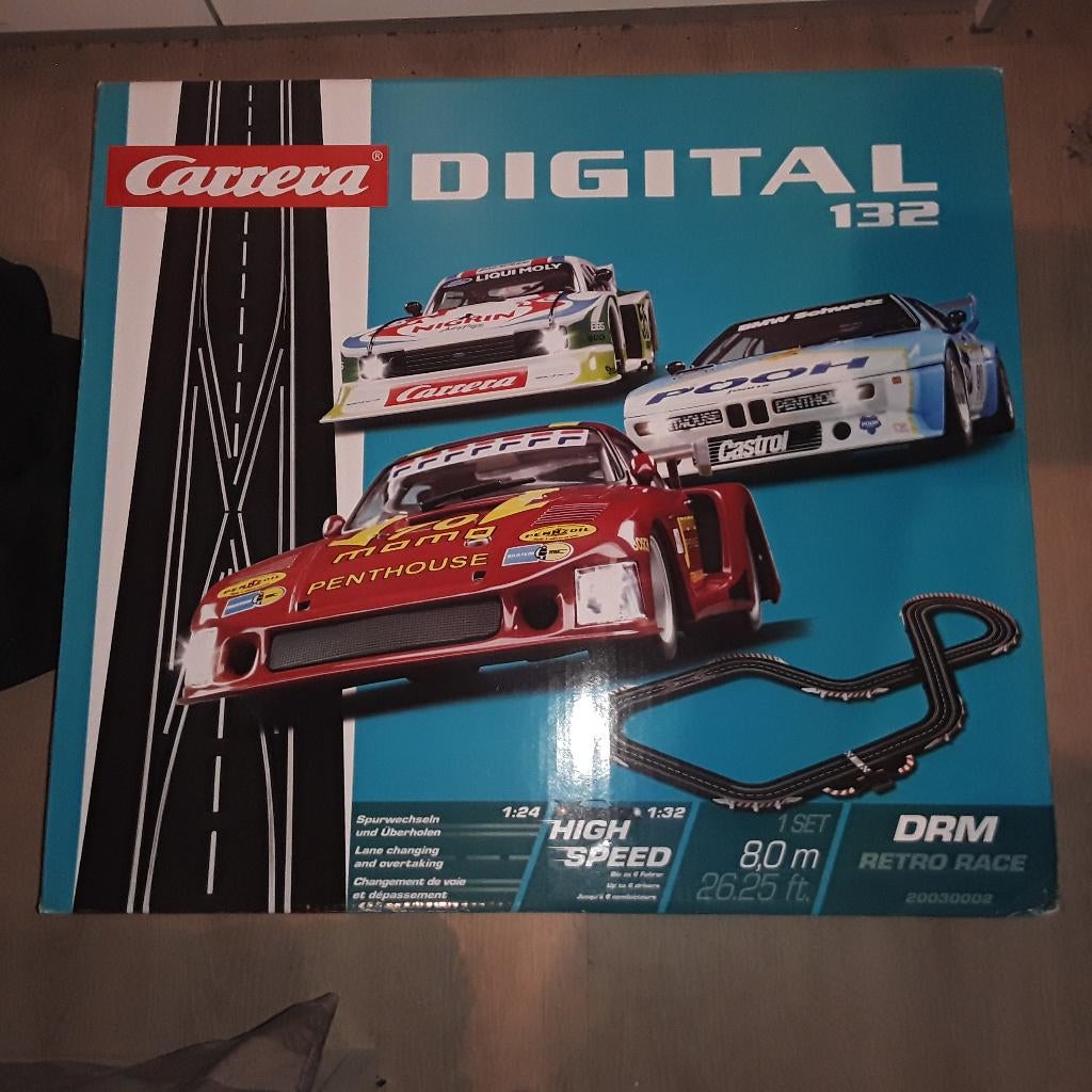 Circuit de course numérique Carrera 1:32 DTM Retro LTE, Enlèvement ou Envoi, Neuf, Voiture, Autres marques