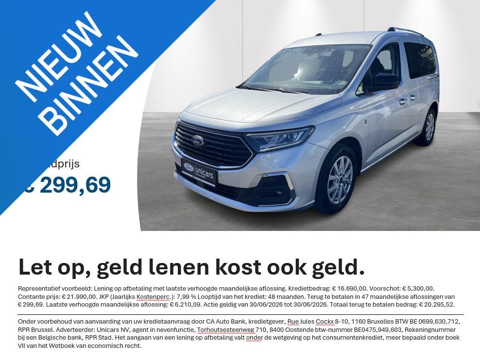 Ford Tourneo Connect 1.5 EcoBoost 84kW Titanium, Auto's, Ford, Voorwielaandrijving, Gebruikt, https://public.car-pass.be/vhr/e795dcec-76be-4836-b4ef-7339aaad4e14