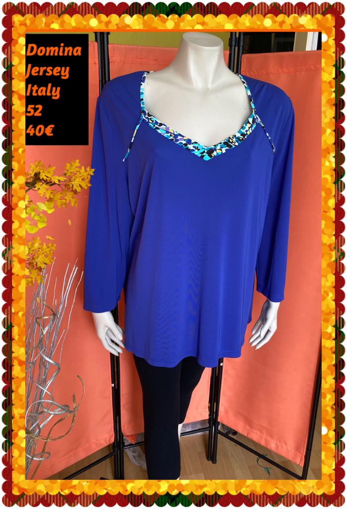Tuniek dames 52. Domina, Ophalen of Verzenden, Zo goed als nieuw, Maat 46/48 (XL) of groter, Blauw