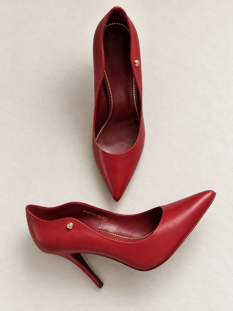 Escarpins en cuir Alla Pugachova — taille 37.5, Vêtements | Femmes, Rouge, Alla Pugachova, Enlèvement ou Envoi, Escarpins