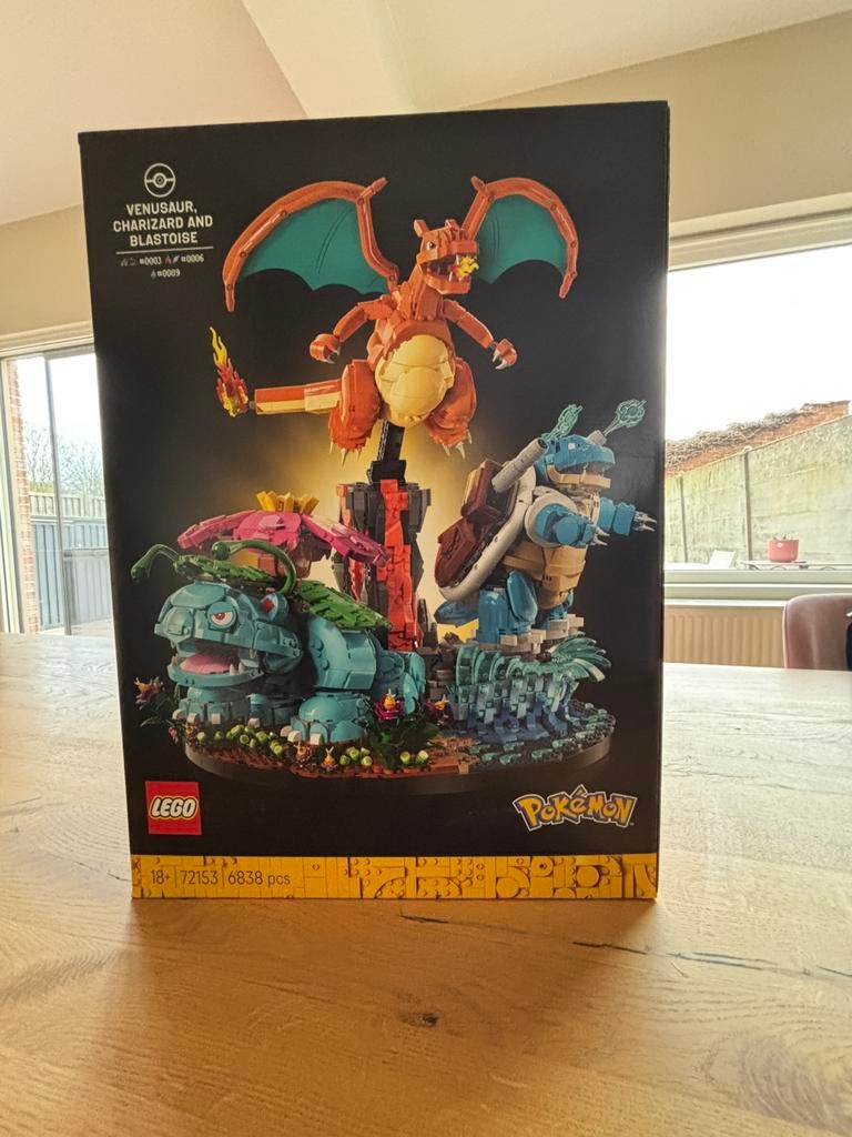 Lego Pokemon, Venusaur, Charizard en Blastoise #72153, Ophalen of Verzenden, Zo goed als nieuw, Lego