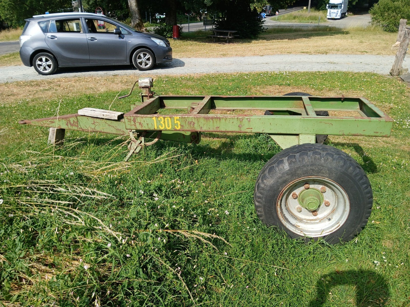 Remorque tracteur, Utilisé, Chariot de transport