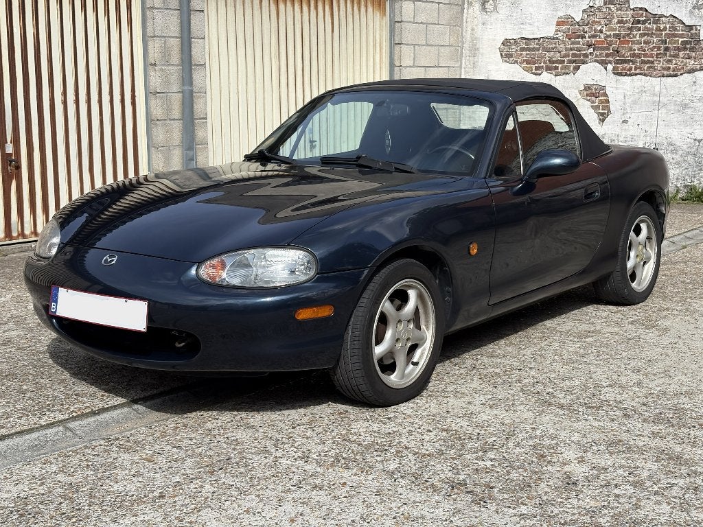 Mazda MX-5 NB1 1.6 + hardtop, Auto's, Achterwielaandrijving, Zwart, 4 cilinders, Cabriolet