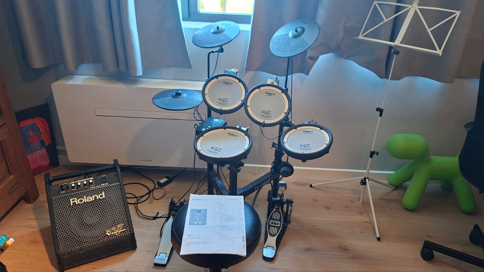 Tambour électrique, Musique & Instruments, Batteries & Percussions, Enlèvement, Utilisé, Roland, Électronique