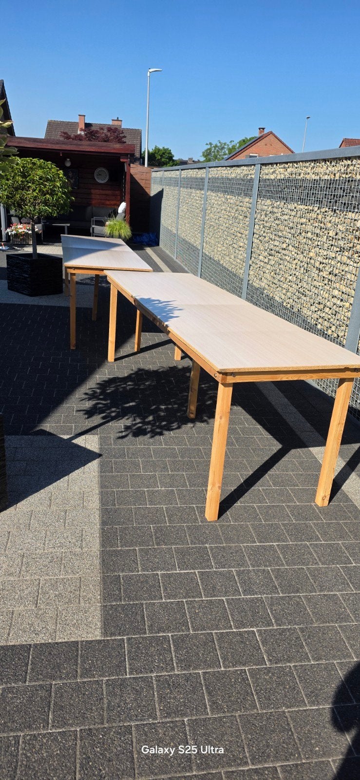 Tuintafels totaal Lengte 5m en 75 cm B, Tuin en Terras, Ophalen