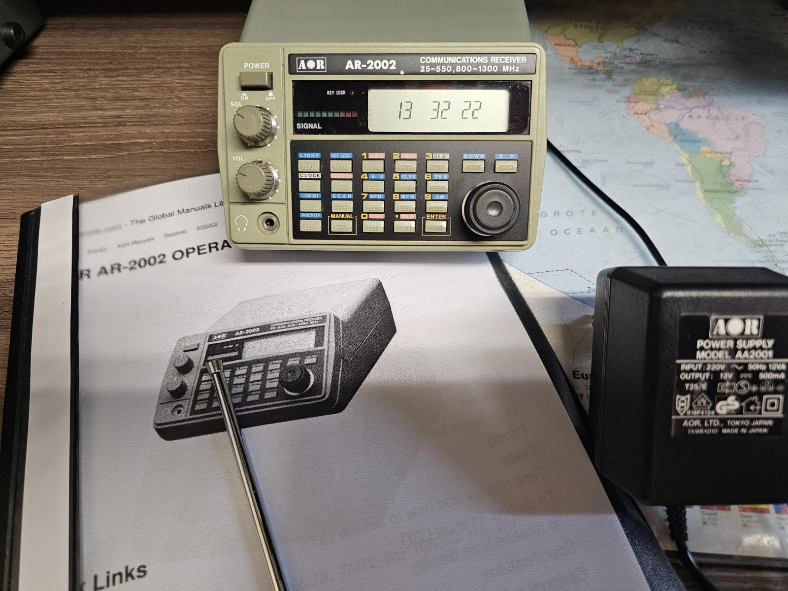 AOR AR  2002, Telecommunicatie, Ophalen of Verzenden, Ontvanger
