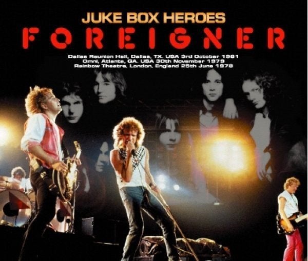3 CD's - FOREIGNER - Juke box Heroes - LIVE, Import, Hard rock, Enlèvement ou Envoi, Album live