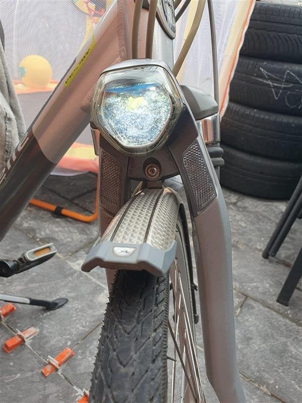 "Gazelle" fiets computer voorlicht, Waterbestendig, Voorlicht, Ophalen of Verzenden, Zo goed als nieuw