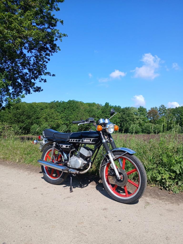 Yamaha RD50M 1979, Fietsen en Brommers, Brommers | Oldtimers, Ophalen, Yamaha, Klasse B (45 km/u), 50 cc