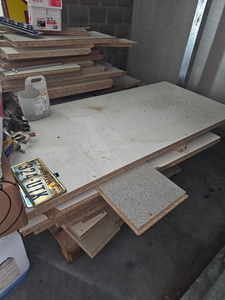 Overschot houten platen, Ophalen, Gebruikt, Multiplex, 20 tot 50 mm