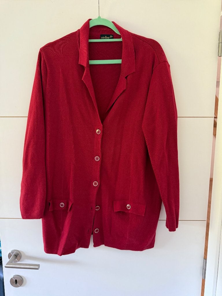 Gilet Atelier GS rouge, Kleding | Dames, Maat 46/48 (XL) of groter, Nieuw, Rood, Atelier GS