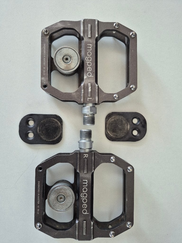 Magpeds Sports, Fietsen en Brommers, Crankstel of Pedalen, Gebruikt, Aluminium, Magpeds
