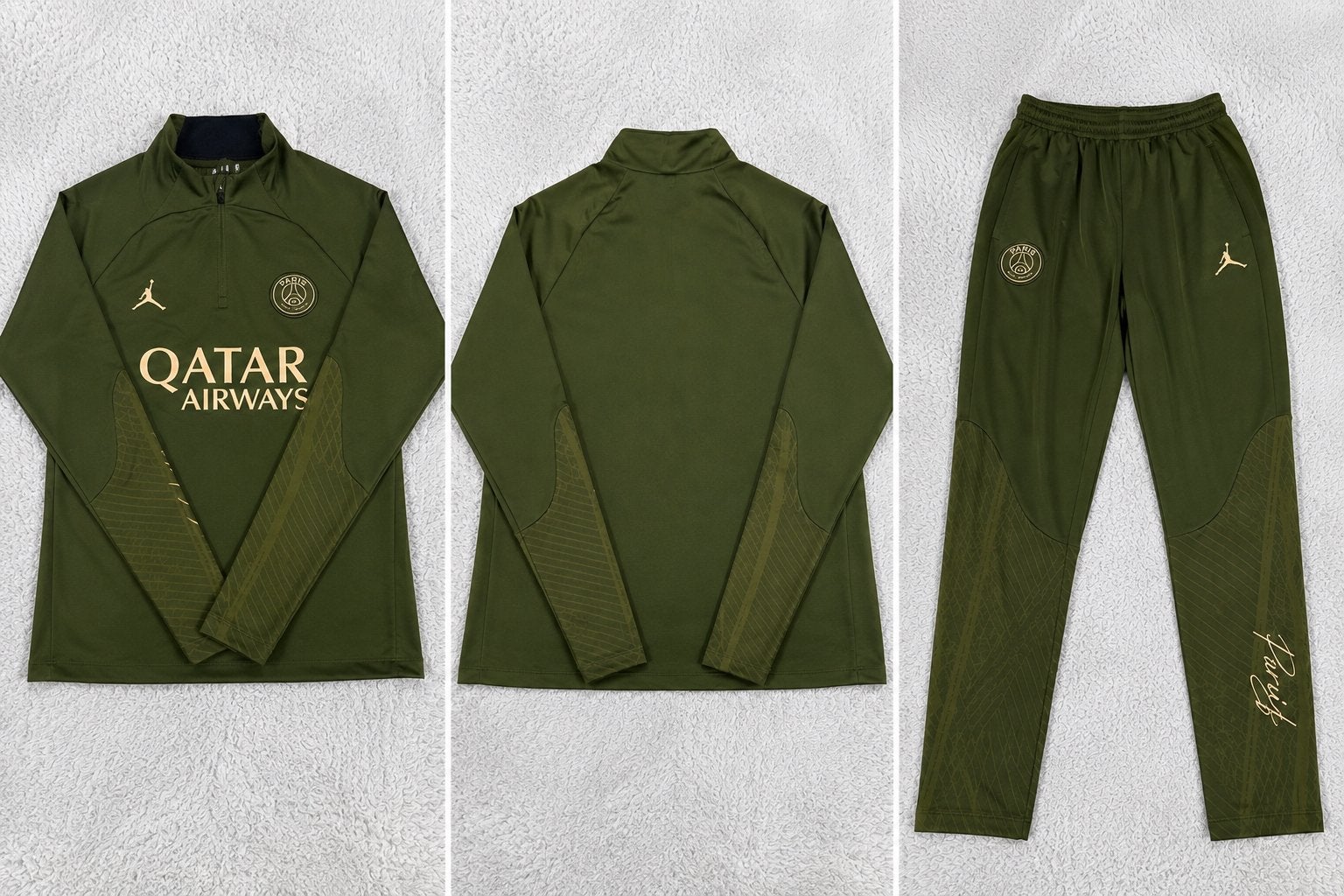 Ensemble de survêtement PSG Jordan vert — Chemise + pantalon, Enlèvement ou Envoi, Neuf, Taille 52/54 (L)