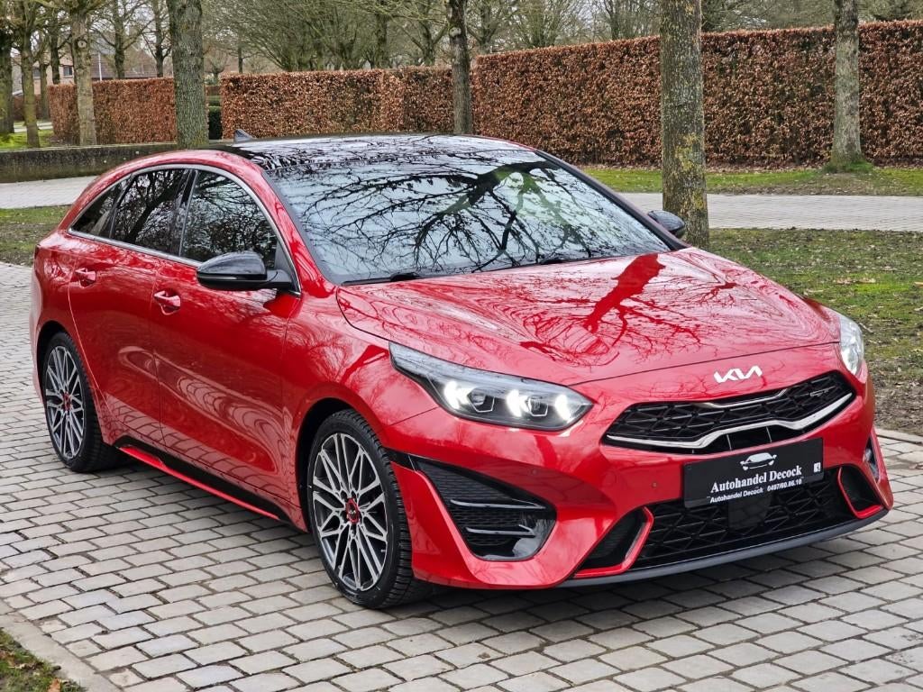Kia proceed 1.6 TGDI GT | AUTOMAAT | JBL | BTW, Alcantara, Bedrijf, 5 deurs, Rood