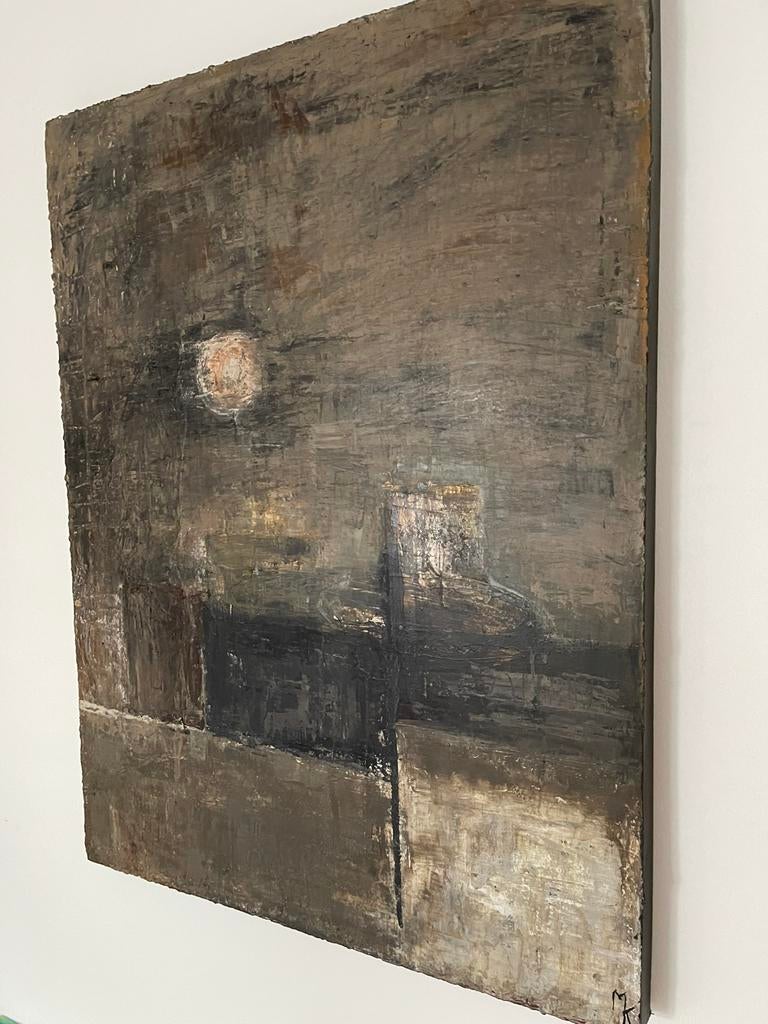 Une assez grande peinture abstraite atmosphérique | Mk Art, Antiquités & Art, Art | Peinture | Abstraite, Enlèvement