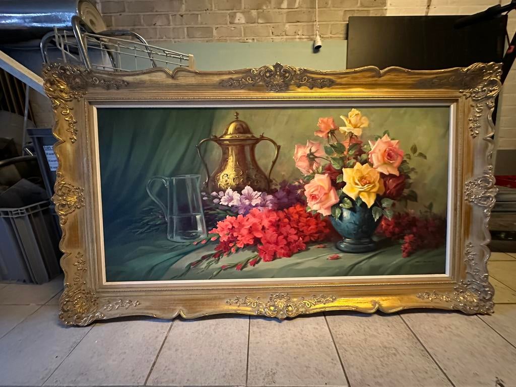 Schilderij met lijst van Bert Van Bulck, Antiquités & Art, Enlèvement