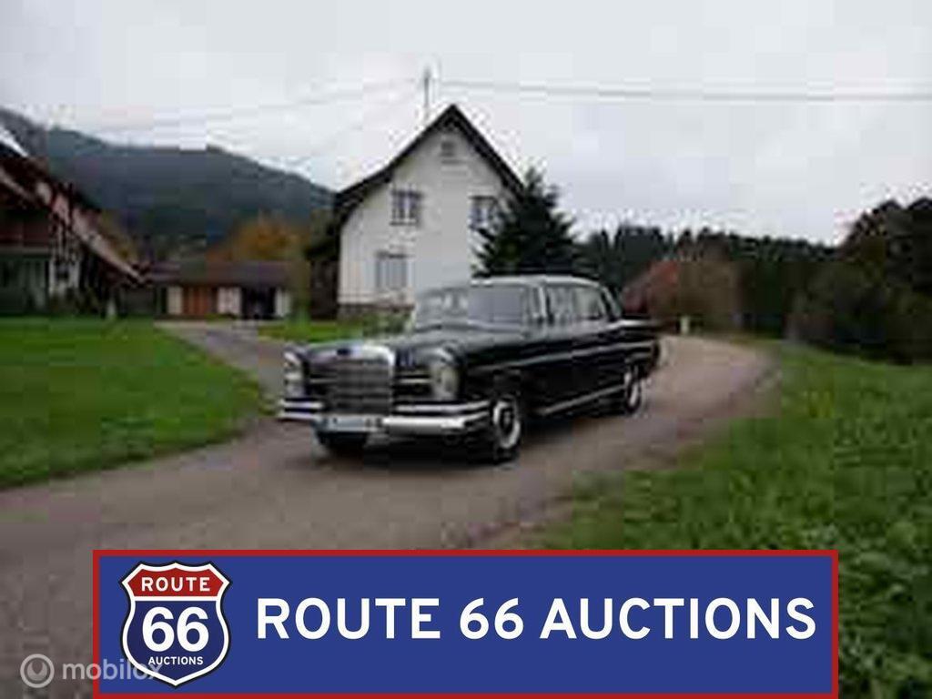 Mercedes-Benz 220 SEb | 1964 | Route 66 Auctions, Zwart, Mercedes-Benz, Bedrijf, Handgeschakeld